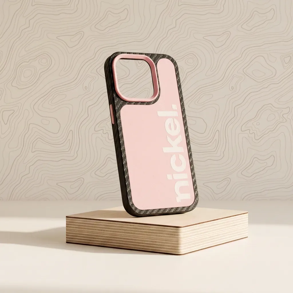 Coque de téléphone nickel.