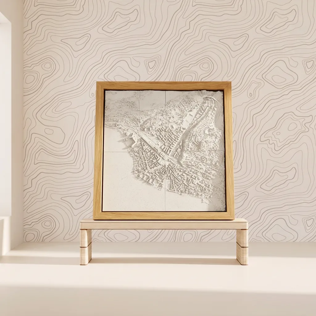 Plan de Vevey en relief